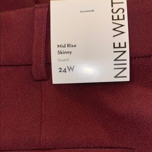 Plus Plum Nine West Magic Waist Mid Rise Skinny